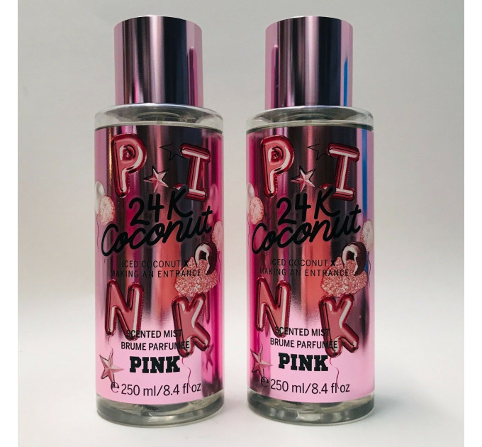 Парфюмированный спрей для тела Victoria`s Secret 24K Iced Coconut Scented Body Mist Fragrance Spray (250 мл)